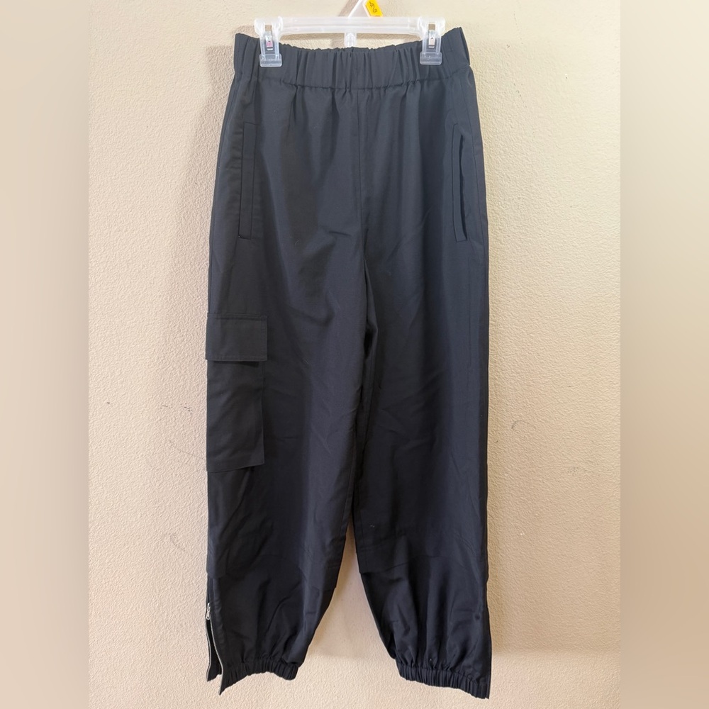 Tibi, Women’s Black, Tropical wool, Wilt Jogger